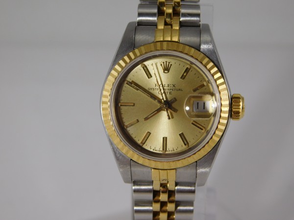 Rolex datejust Lady acciaio oro ref. 69173