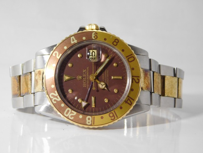 Rolex GMT Master occhio di tigre Plexy ref. 1675