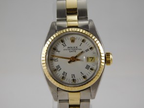 Rolex oyster perpetual Date lady vintage acciaio oro  full set